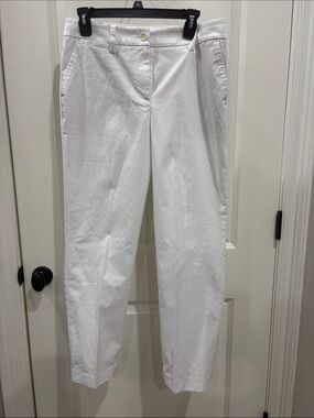Talbots White The Perfect Chino Pants